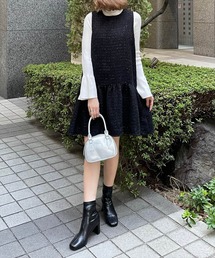 clear | ツイードミニワンピース [ふんわりシルエット]≪2024AW新作≫(ワンピース)