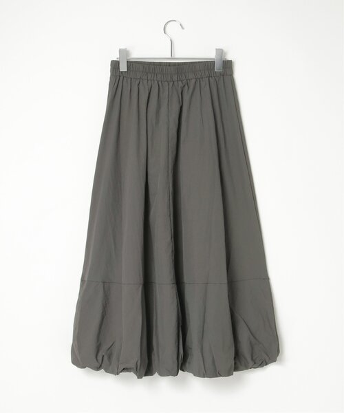 VENCEEXCHANGE（ヴァンスエクスチェンジ）の「ナイロンバルーンスカート（スカート・レディース・ブラック/ベージュ/チャコール・FREE）」の6枚目の写真