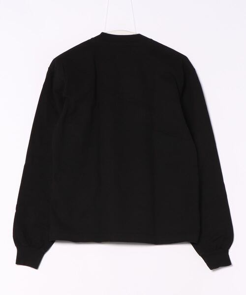 LOS ANGELES APPAREL（ロサンゼルスアパレル）の「【W】【it】【IW5】【LOS ANGELES APPAREL】8.5 OZ HEAVY JERSEY BOXY WORK SHIRT 1210GD（Tシャツ/カットソー・メンズ・ブラック・SMALL）」の2枚目の写真
