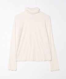 ティゴラ TIGORA ストレッチリブタートルネックTシャツ