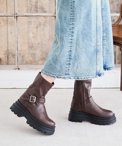 セール】厚底エンジニアブーツ（ブーツ）｜attagirl（アタガール）の