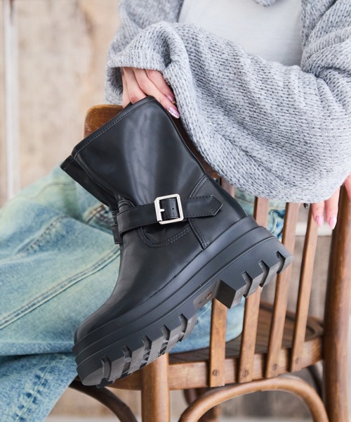 セール】厚底エンジニアブーツ（ブーツ）｜attagirl（アタガール）の