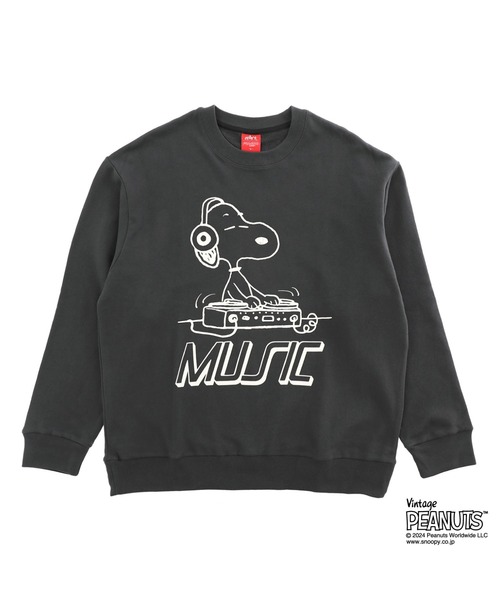 Manhattan Portage（マンハッタンポーテージ）の「Sweat Trainer PEANUTS（スウェット・メンズ・ネイビー/アイボリー/チャコールグレー・SMALL/MEDIUM/LARGE/X-LARGE）」の3枚目の写真