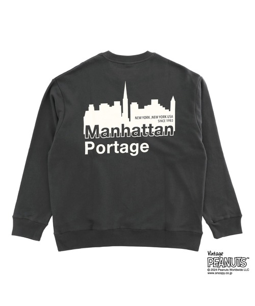 Manhattan Portage（マンハッタンポーテージ）の「Sweat Trainer PEANUTS（スウェット・メンズ・ネイビー/アイボリー/チャコールグレー・SMALL/MEDIUM/LARGE/X-LARGE）」の4枚目の写真