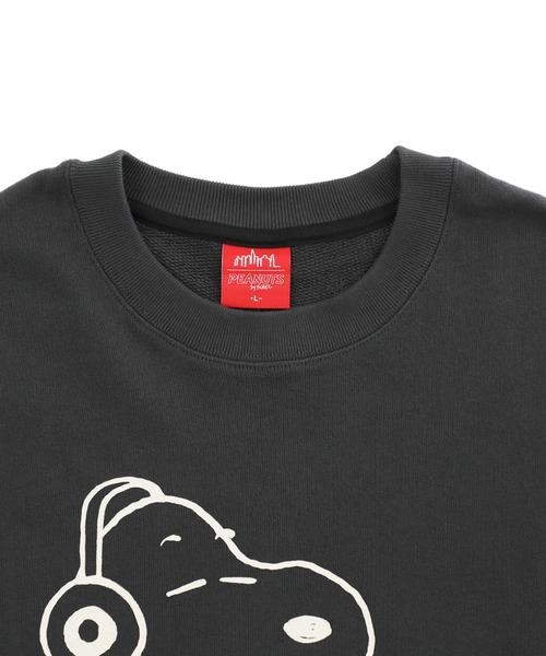 Manhattan Portage（マンハッタンポーテージ）の「Sweat Trainer PEANUTS（スウェット・メンズ・ネイビー/アイボリー/チャコールグレー・SMALL/MEDIUM/LARGE/X-LARGE）」の7枚目の写真