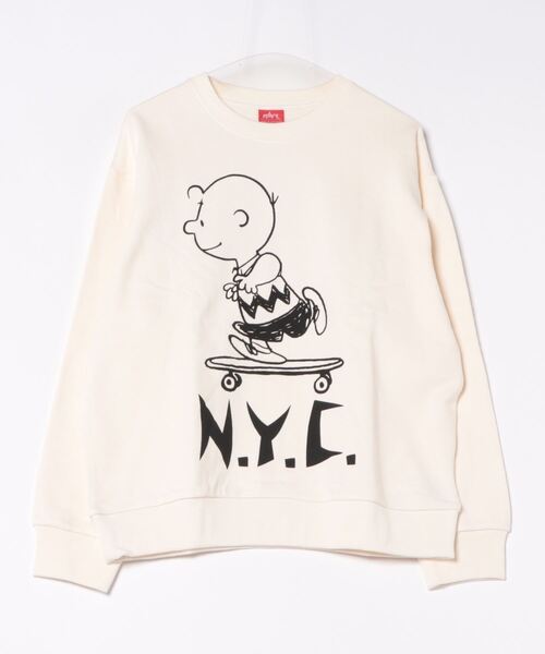 Manhattan Portage（マンハッタンポーテージ）の「Sweat Trainer PEANUTS（スウェット・メンズ・ネイビー/アイボリー/チャコールグレー・SMALL/MEDIUM/LARGE/X-LARGE）」の11枚目の写真