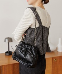 flower | リボンチェーンバッグ2(ショルダーバッグ)