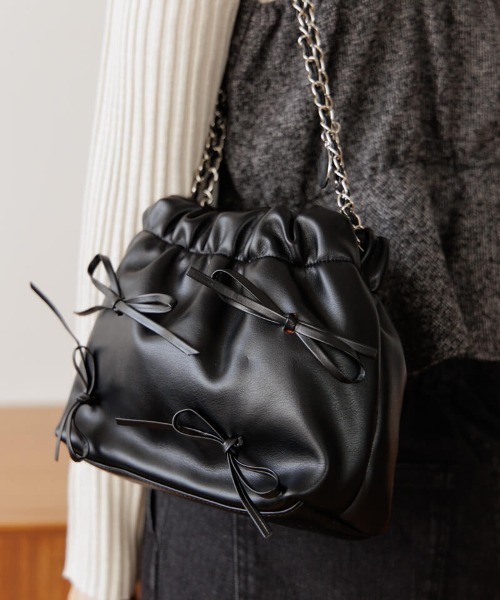 リボンチェーンバッグ2（ショルダーバッグ）｜flower（フラワー）