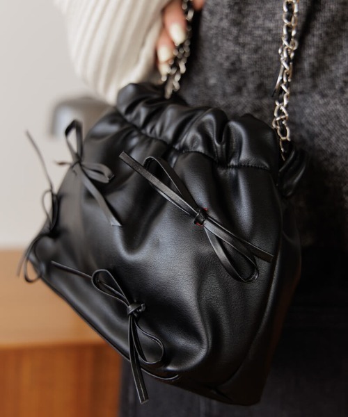 リボンチェーンバッグ2（ショルダーバッグ）｜flower（フラワー）