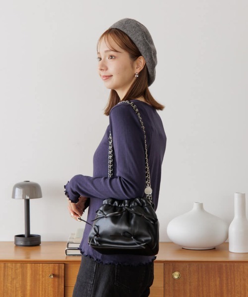 リボンチェーンバッグ2（ショルダーバッグ）｜flower（フラワー）