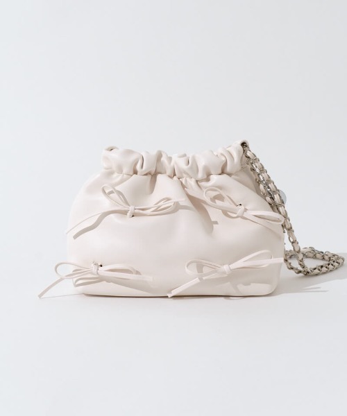 リボンチェーンバッグ2（ショルダーバッグ）｜flower（フラワー）
