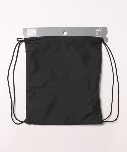 PUMA（プーマ）の「【PUMA / プーマ】 ロゴ ナップサック（バックパック/リュック・メンズ・ブラック・ONESIZE）」の2枚目の写真