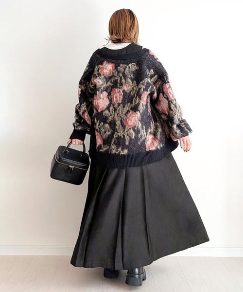 notch.（ノッチ）の「【 notch. by yui 】プリーツワンピース（ジャンパースカート・レディース・チェック/ブラウン/ブラック・M/TM）」の12枚目の写真