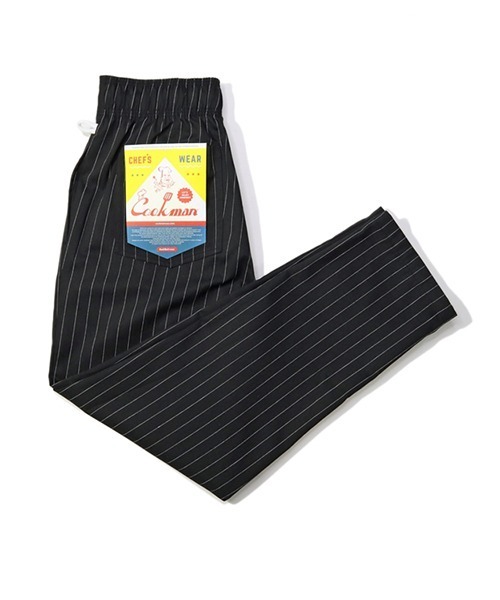 COOKMAN(クックマン)の「Cookman クックマン シェフパンツ イージーパンツ Pin Stripe Black(その他パンツ・メンズ・ブラック・MEDIUM/LARGE)」の3枚目の写真