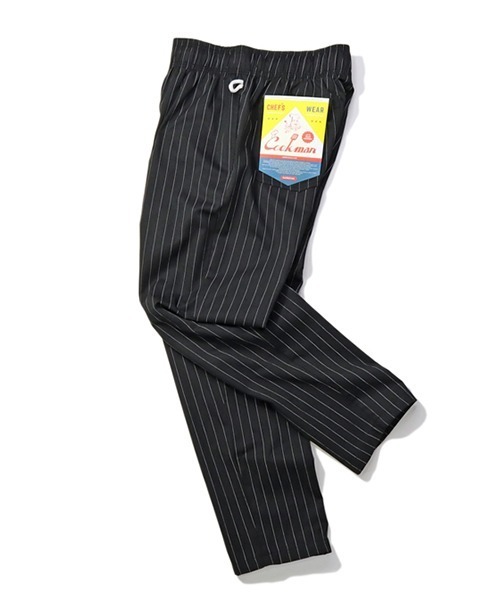 COOKMAN(クックマン)の「Cookman クックマン シェフパンツ イージーパンツ Pin Stripe Black(その他パンツ・メンズ・ブラック・MEDIUM/LARGE)」の5枚目の写真