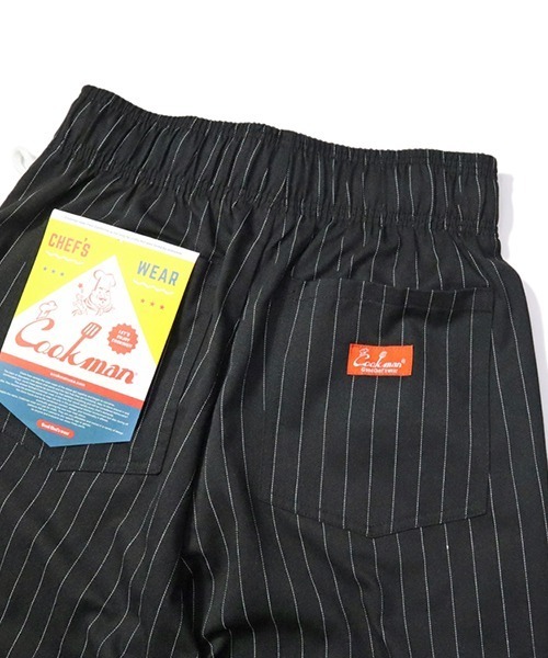 COOKMAN(クックマン)の「Cookman クックマン シェフパンツ イージーパンツ Pin Stripe Black(その他パンツ・メンズ・ブラック・MEDIUM/LARGE)」の8枚目の写真