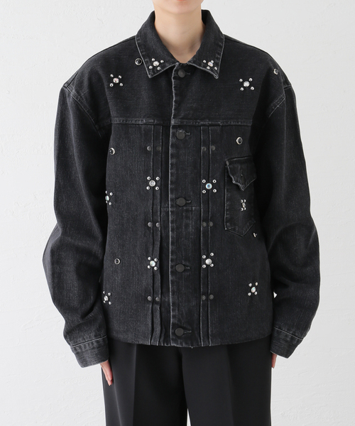 TANAKA ST-45-BK ブラックデニムジャケット TANAKA タナカ デニムジャケット ST-45 TANAKA / ST-45 THE JEAN