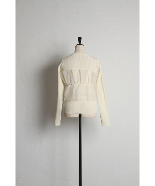 チュールフリルニットプルオーバー（ニット/セーター）｜&. NOSTALGIA