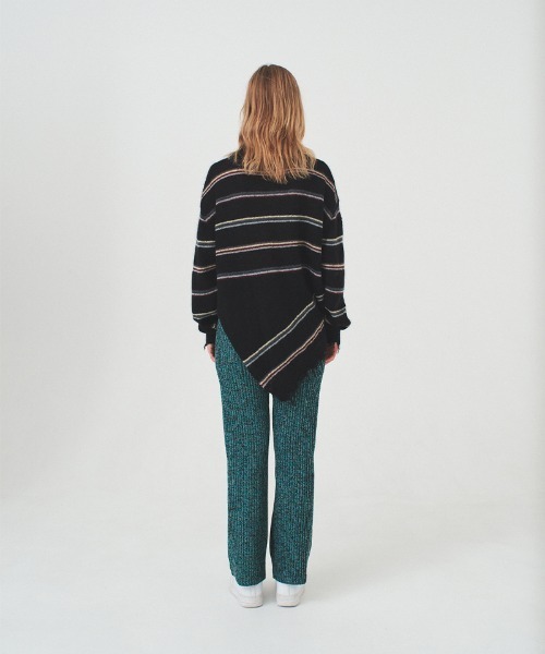 soduk(スドーク)の「【soduk】mixed color knit trousers(その他パンツ・レディース・グリーン/キャメル・ONE SIZE)」の11枚目の写真