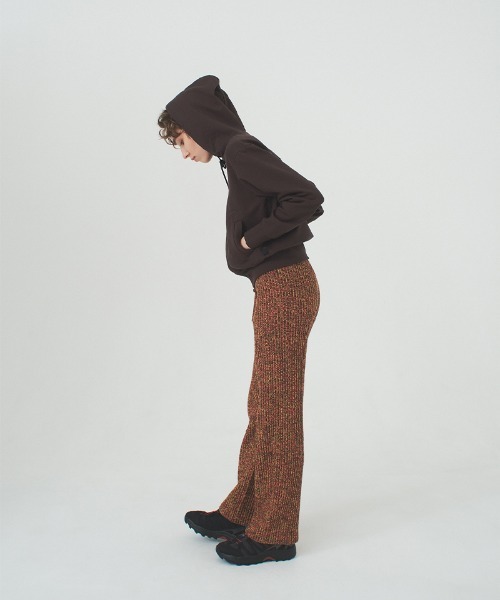 soduk(スドーク)の「【soduk】mixed color knit trousers(その他パンツ・レディース・グリーン/キャメル・ONE SIZE)」の17枚目の写真