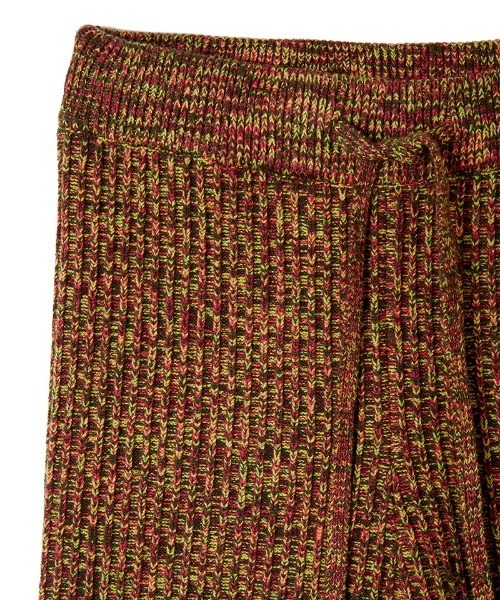 soduk(スドーク)の「【soduk】mixed color knit trousers(その他パンツ・レディース・グリーン/キャメル・ONE SIZE)」の14枚目の写真