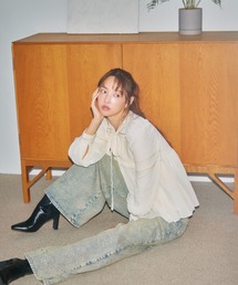 SNIDEL | 【WEB限定サイズあり】ワイドデニムパンツ(デニムパンツ)