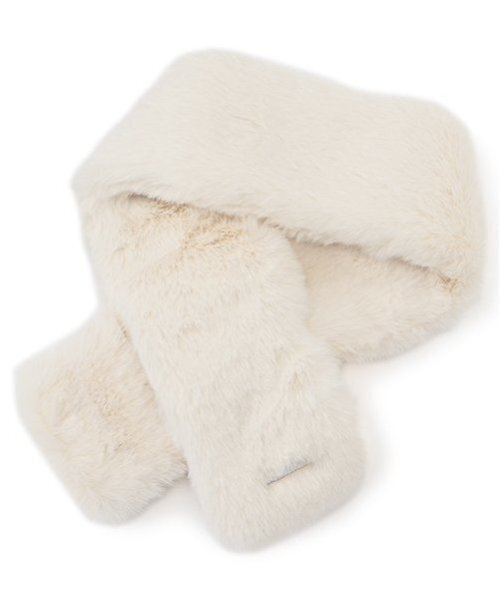 セール】ボウフェイクファーマフラー（マフラー）｜kate spade