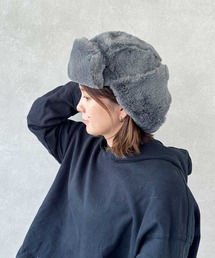 BAYBLO | (KS)フェイクファーボンバーキャップ(キャップ)