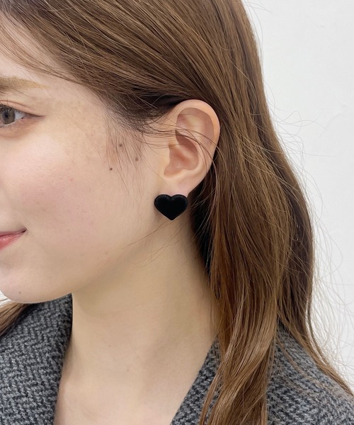 セール】フロッキーハートピアス 232950（ピアス（両耳用