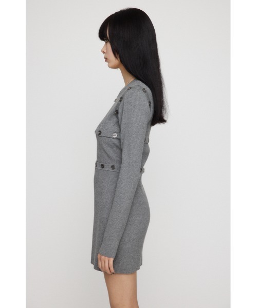 LAGUA GEM（ラグアジェム）の「MANY WAY ミニワンピース（ワンピース・レディース・グレー/ブラック/レッド・SMALL/MEDIUM）」の8枚目の写真