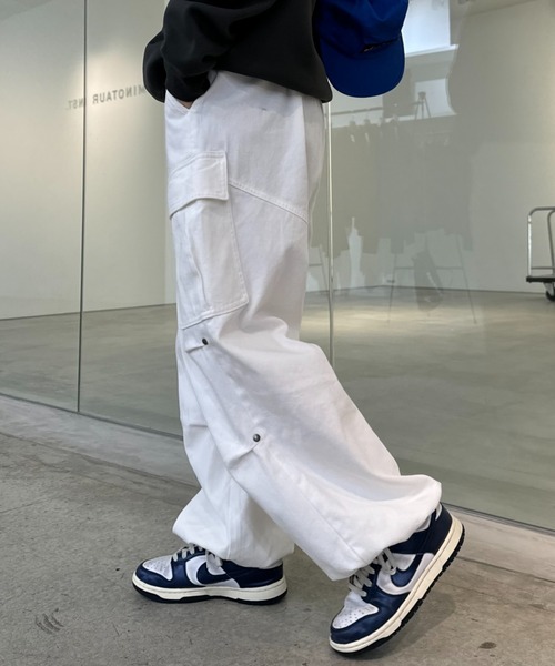 CIAOPANIC TYPY（チャオパニックティピー）の「【UNISEX】タックワイドアソートカーゴパンツ（その他パンツ・レディース・カーキ/ブラウン/ホワイト/ネイビー/ブラック・LARGE/MEDIUM）」の16枚目の写真