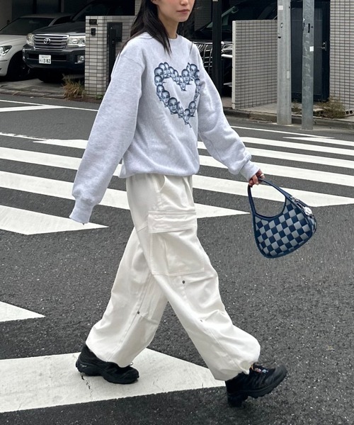 CIAOPANIC TYPY（チャオパニックティピー）の「【UNISEX】タックワイドアソートカーゴパンツ（その他パンツ・レディース・カーキ/ブラウン/ホワイト/ネイビー/ブラック・LARGE/MEDIUM）」の13枚目の写真