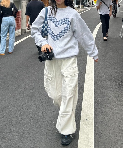 CIAOPANIC TYPY（チャオパニックティピー）の「【UNISEX】タックワイドアソートカーゴパンツ（その他パンツ・レディース・カーキ/ブラウン/ホワイト/ネイビー/ブラック・LARGE/MEDIUM）」の14枚目の写真