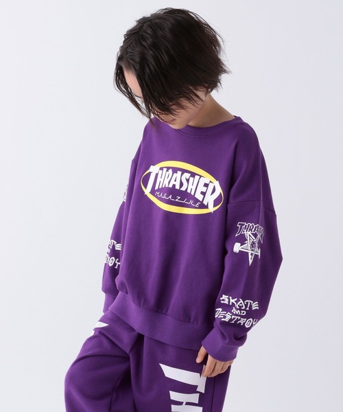 セール】【THRASHER(スラッシャー)】別注スウェット(KIDS)（スウェット