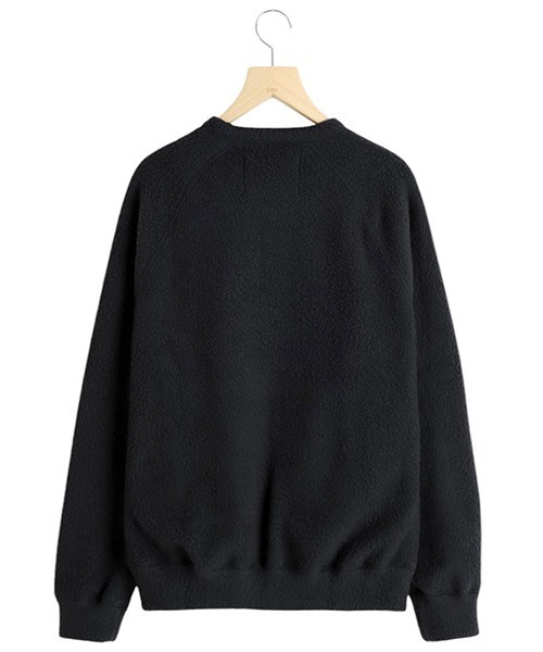 GOLD（ゴールド）の「東洋エンタープライズ GOLD / ゴールド：WOOL SUPER140’s FLEECE RAGLAN CREW NECK SHIRT：24B-GL69421[MUS]（スウェット・メンズ・ブラック・M/L/S）」の2枚目の写真