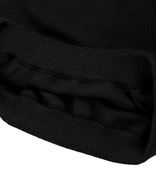 GOLD（ゴールド）の「東洋エンタープライズ GOLD / ゴールド：WOOL SUPER140’s FLEECE RAGLAN CREW NECK SHIRT：24B-GL69421[MUS]（スウェット・メンズ・ブラック・M/L/S）」の4枚目の写真