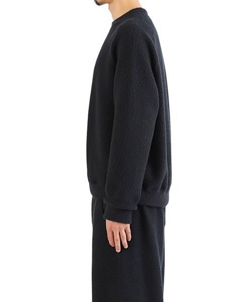 GOLD（ゴールド）の「東洋エンタープライズ GOLD / ゴールド：WOOL SUPER140’s FLEECE RAGLAN CREW NECK SHIRT：24B-GL69421[MUS]（スウェット・メンズ・ブラック・M/L/S）」の8枚目の写真