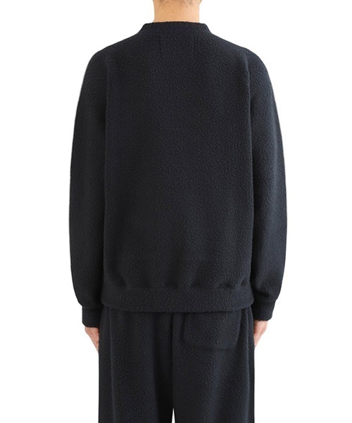 GOLD（ゴールド）の「東洋エンタープライズ GOLD / ゴールド：WOOL SUPER140’s FLEECE RAGLAN CREW NECK SHIRT：24B-GL69421[MUS]（スウェット・メンズ・ブラック・M/L/S）」の9枚目の写真