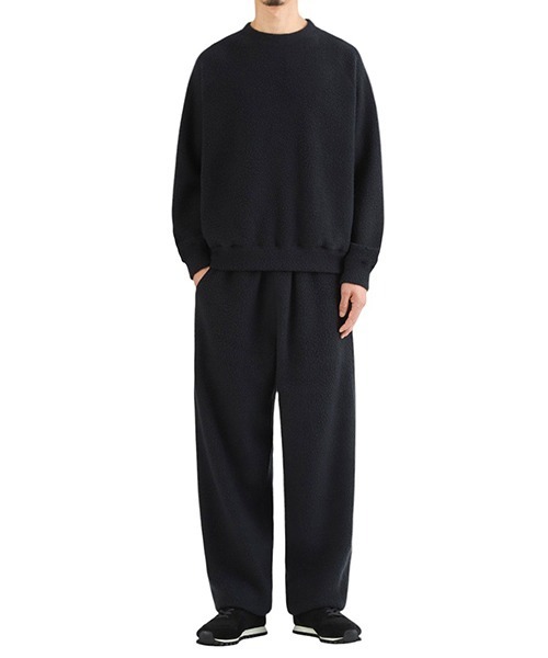 GOLD（ゴールド）の「東洋エンタープライズ GOLD / ゴールド：WOOL SUPER140’s FLEECE RAGLAN CREW NECK SHIRT：24B-GL69421[MUS]（スウェット・メンズ・ブラック・M/L/S）」の10枚目の写真