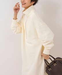 NOLLEY’S | 裏毛ハーフジップワンピース(ワンピース)