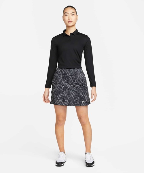 NIKE（ナイキ）の「ナイキ Dri-FIT ビクトリー ウィメンズ ロングスリーブ ゴルフポロ / Nike Dri-FIT Victory Women's Long-Sleeve Golf Polo DH2317-010 Black（ポロシャツ・レディース・ブラック・XS/XL/S/M/L/2XL）」の3枚目の写真