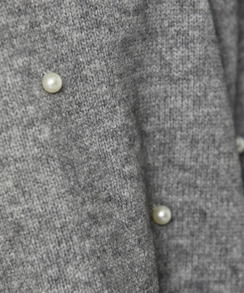 nissen（ニッセン）の「デザインボタン付ニット（ニット/セーター・レディース・杢グレー/ブラック・FREE）」の21枚目の写真