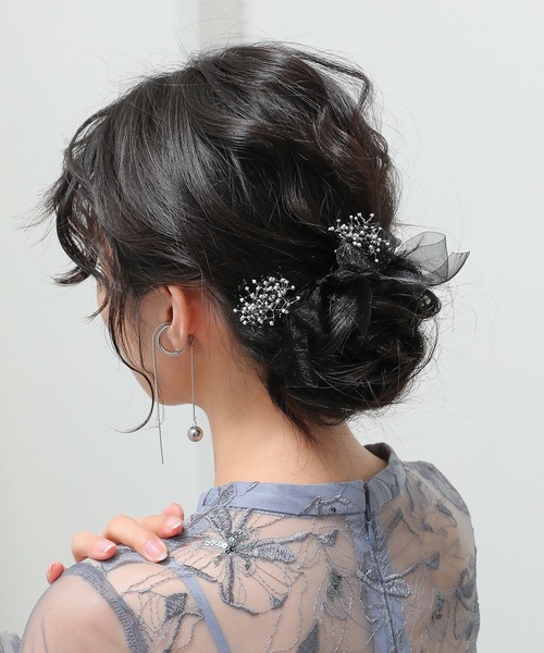 ヘアアレンジセット 和髪風にまとめるルーズヘアアレンジ ZENヘアセット107 Japanese