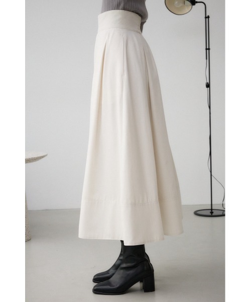 AZUL by moussy(アズールバイマウジー)の「ボックスプリーツスカート(スカート・レディース・ブラック/アイボリー/グレー・FREE)」の8枚目の写真