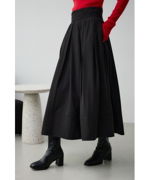 AZUL by moussy(アズールバイマウジー)の「ボックスプリーツスカート(スカート・レディース・ブラック/アイボリー/グレー・FREE)」の14枚目の写真