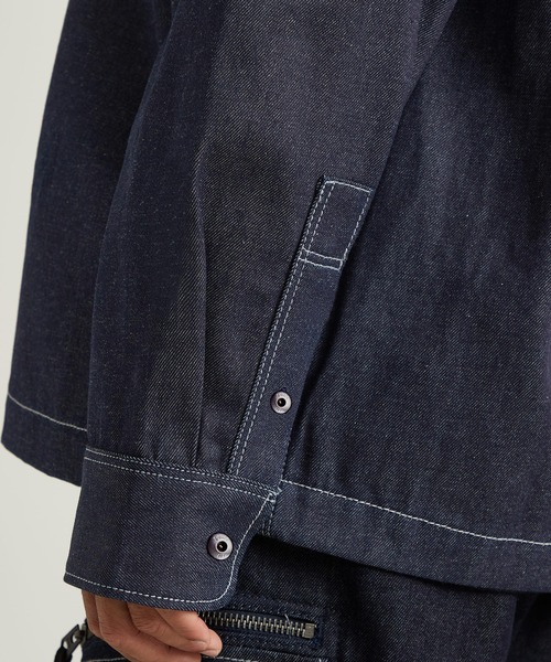 セール】BOXY FIT SHIRT/オーバーサイズデニムシャツ/シャツ