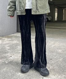 クラッシュベロアパンツ