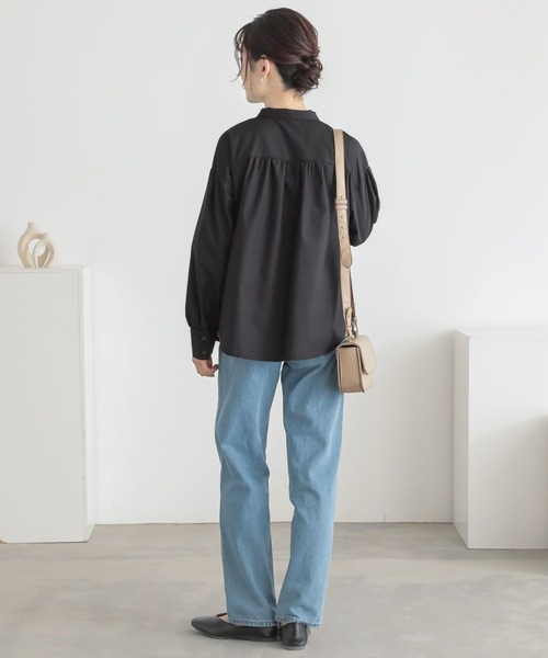 n'OrLABEL（ノアールレーベル）の「『ボウタイブラウス』（シャツ/ブラウス・レディース・オフホワイト/ブラック・2/1）」の17枚目の写真