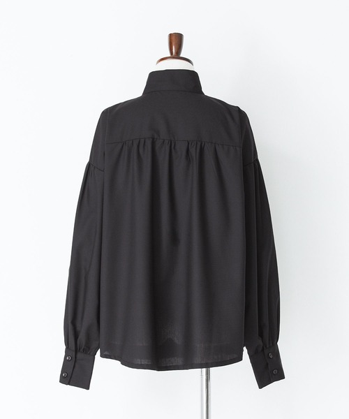 n'OrLABEL（ノアールレーベル）の「『ボウタイブラウス』（シャツ/ブラウス・レディース・オフホワイト/ブラック・2/1）」の12枚目の写真