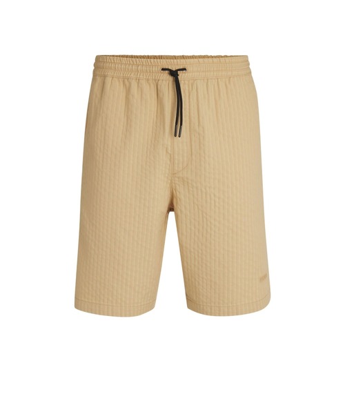 HUGO（ヒューゴ）の「リラックスフィット ショートパンツ コットンシアサッカー（その他パンツ・メンズ・ベージュ・S/L/XXL/M/XL）」の6枚目の写真